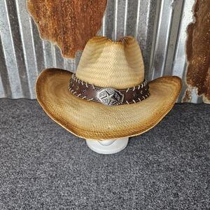Rustic Road Warrior: Milani Distressed Straw Cowboy Hat